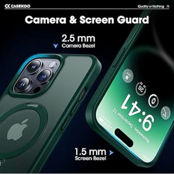 For iPhone 13 Pro Case with Stand 2-in-1 Magnetic & Built-in Invisible Kickstand - Picture 6 of 9